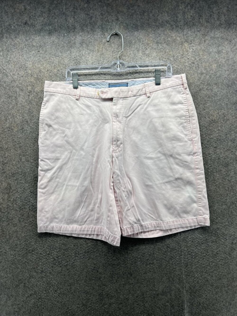 Peter Millar Shorts Mens 36 Pink Chino Flat Front Pima Cotton Casual Summer
